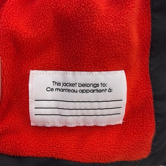 Black Puffer Jacket with Red Mickey Mouse Backpack - Picture 10 of 16